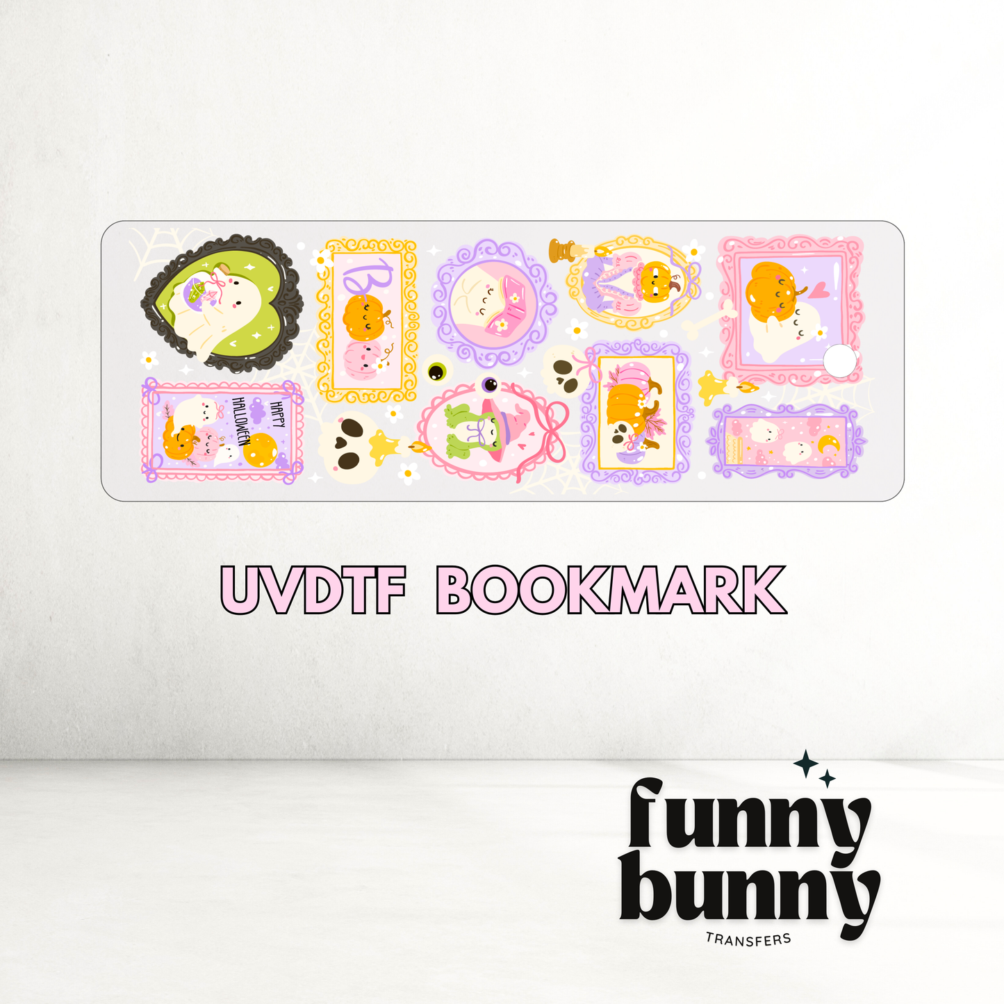 Boo Frames - UVDTF Bookmark Decal