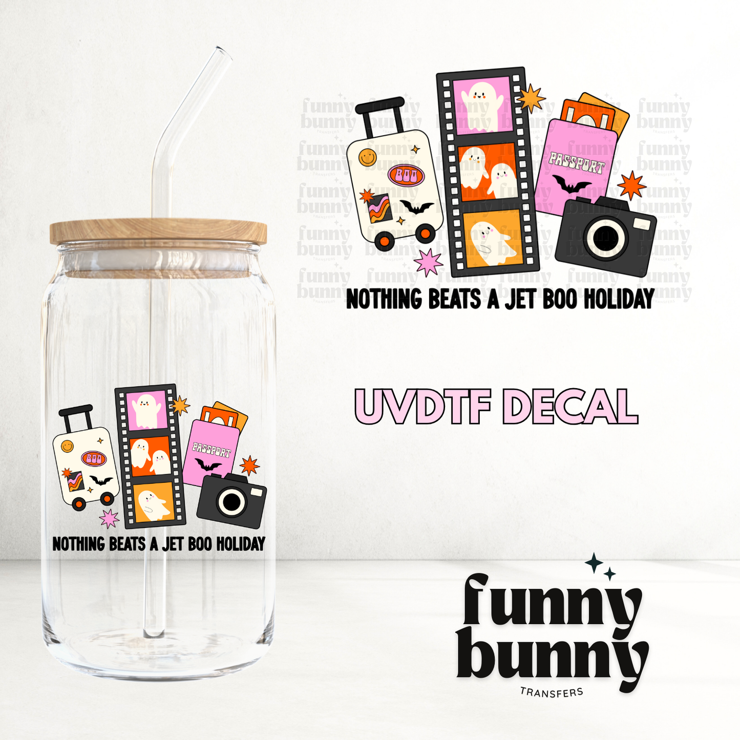 Boo Holiday - UVDTF Decal