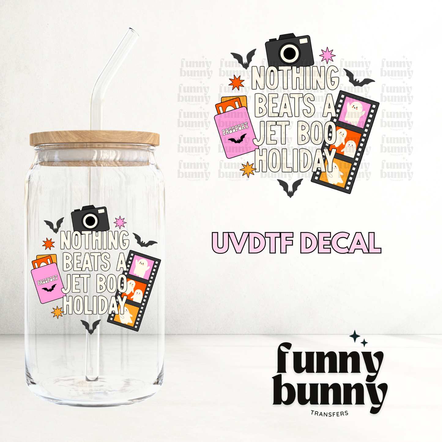 Boo Holiday I - UVDTF Decal