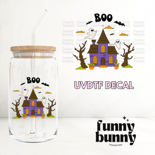 Boo House - UVDTF Decal
