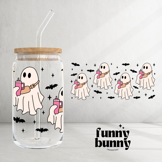 Boo Jee Ghost & Bats - 16oz UVDTF Cup Wrap