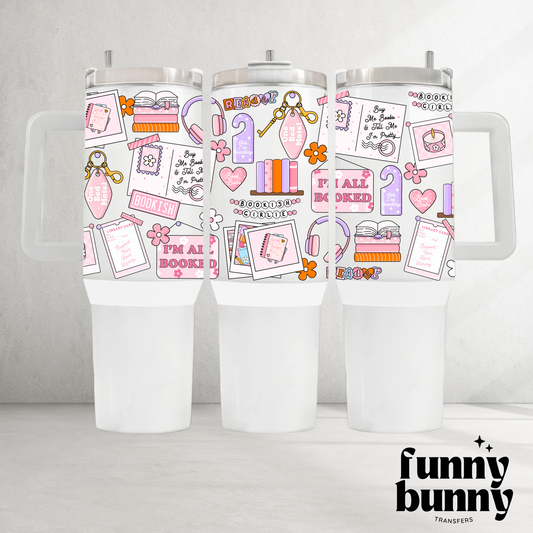 Book Babe - 40oz UVDTF Tumbler Wrap