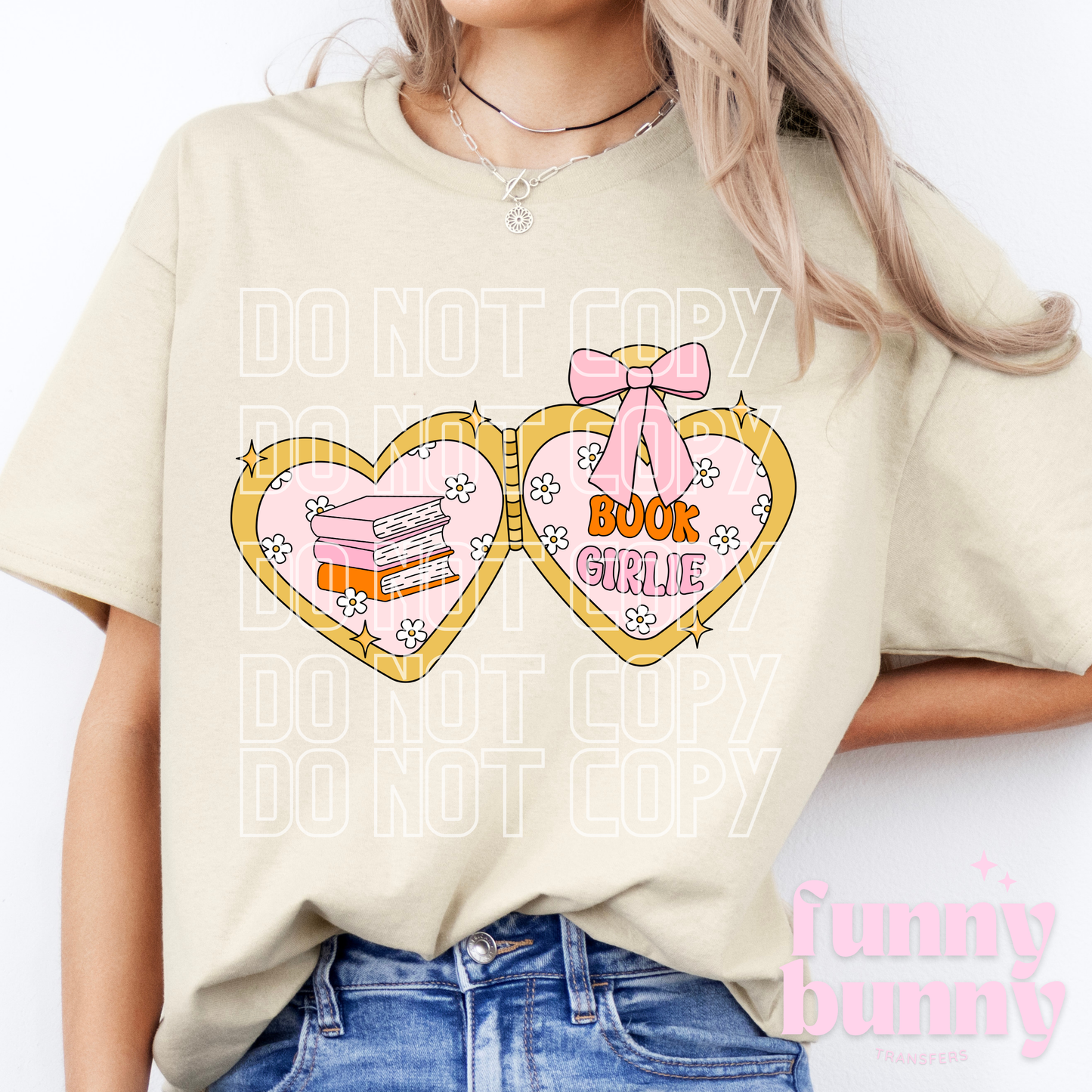 Book Girlie Locket - DTF Transfer
