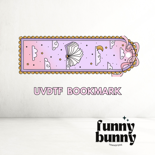 Book Magic I - UVDTF Bookmark Decal