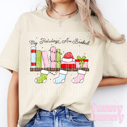 Booked Xmas - DTF Transfer