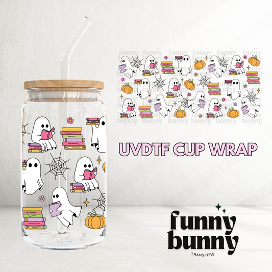 Bookish Ghosts - 16oz UVDTF Cup Wrap