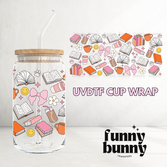 Bookish Girl Era - 16oz UVDTF Cup Wrap