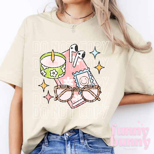 Bookish Girl Essentials 2.0 - DTF Transfer