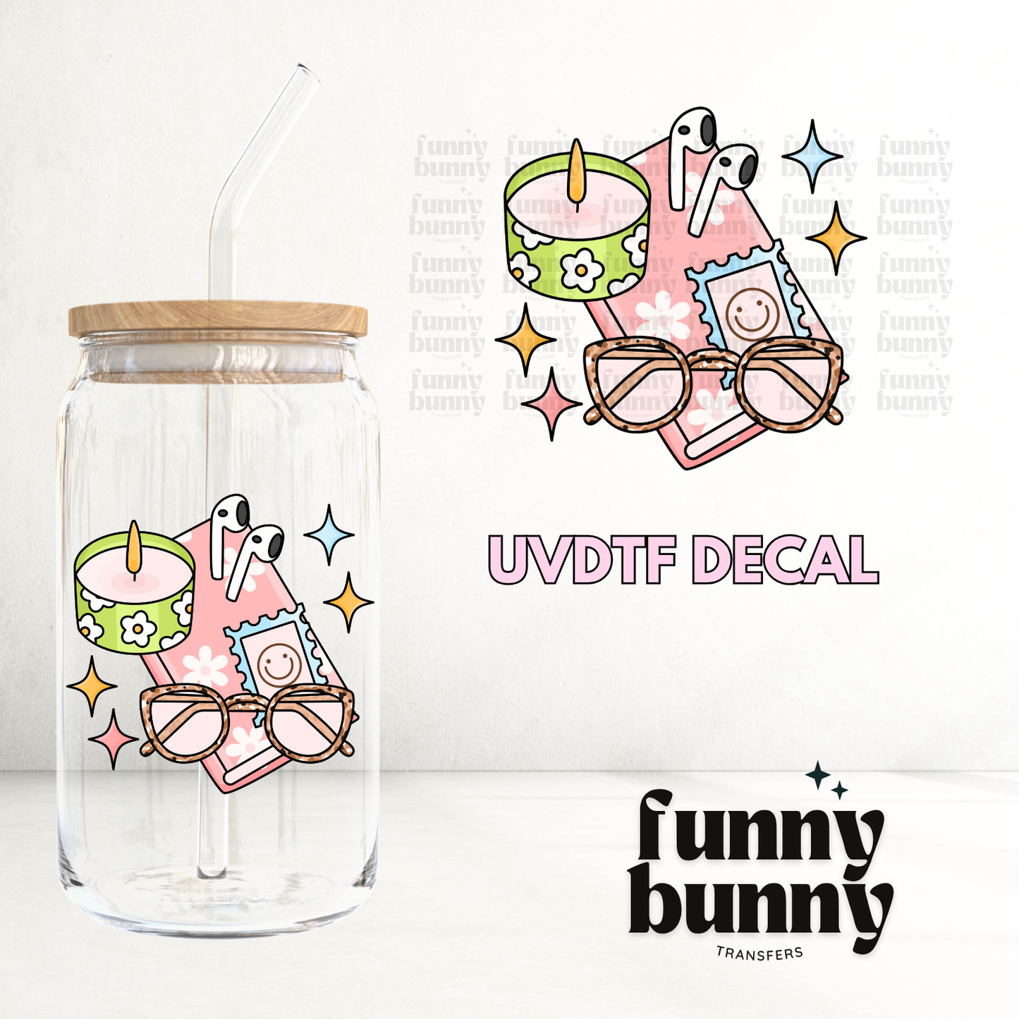 Bookish Girl Essentials 2.0 - UVDTF Decal