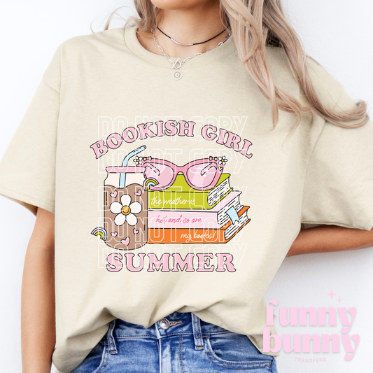 Bookish Girl Summer - DTF Transfer