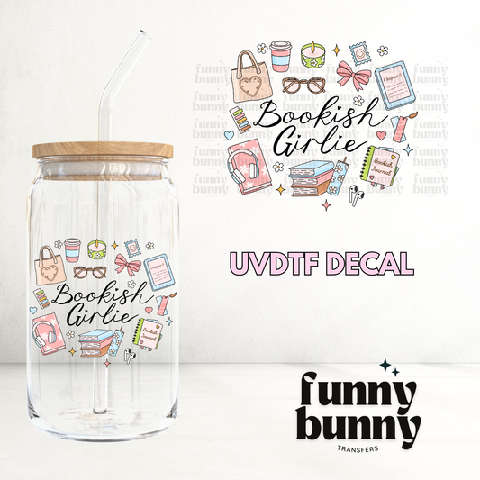 Bookish Girly Essentials - UVDTF Decal
