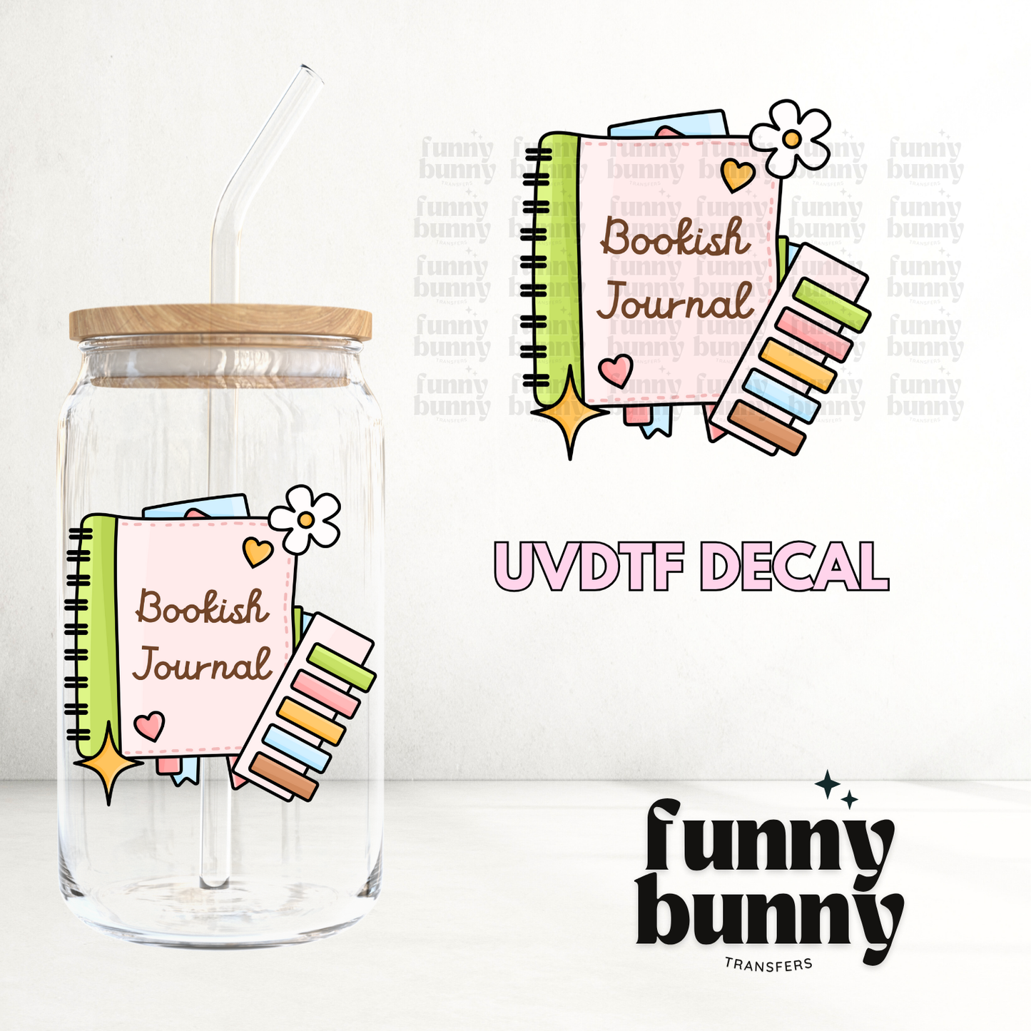 Bookish Journal 2.0 - UVDTF Decal