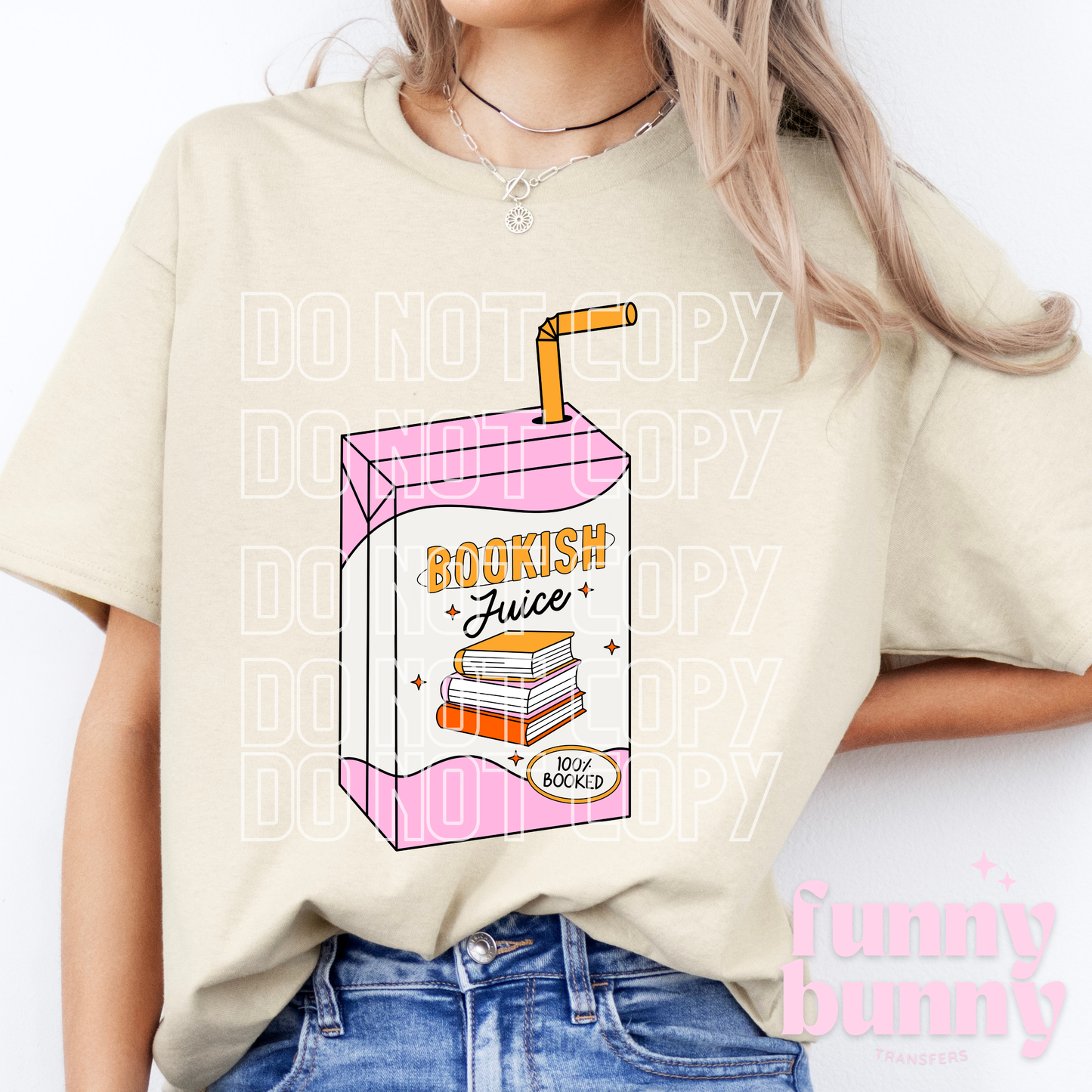 Bookish Juice Pink 2.0 - DTF Transfer