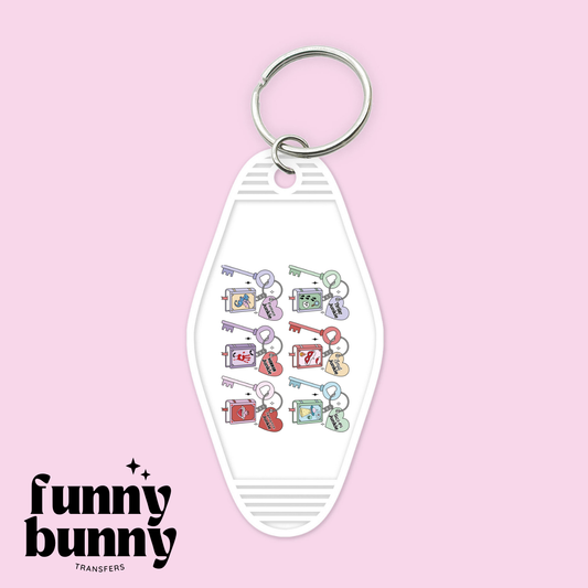 Bookish Junkie Keys - Motel Keychain