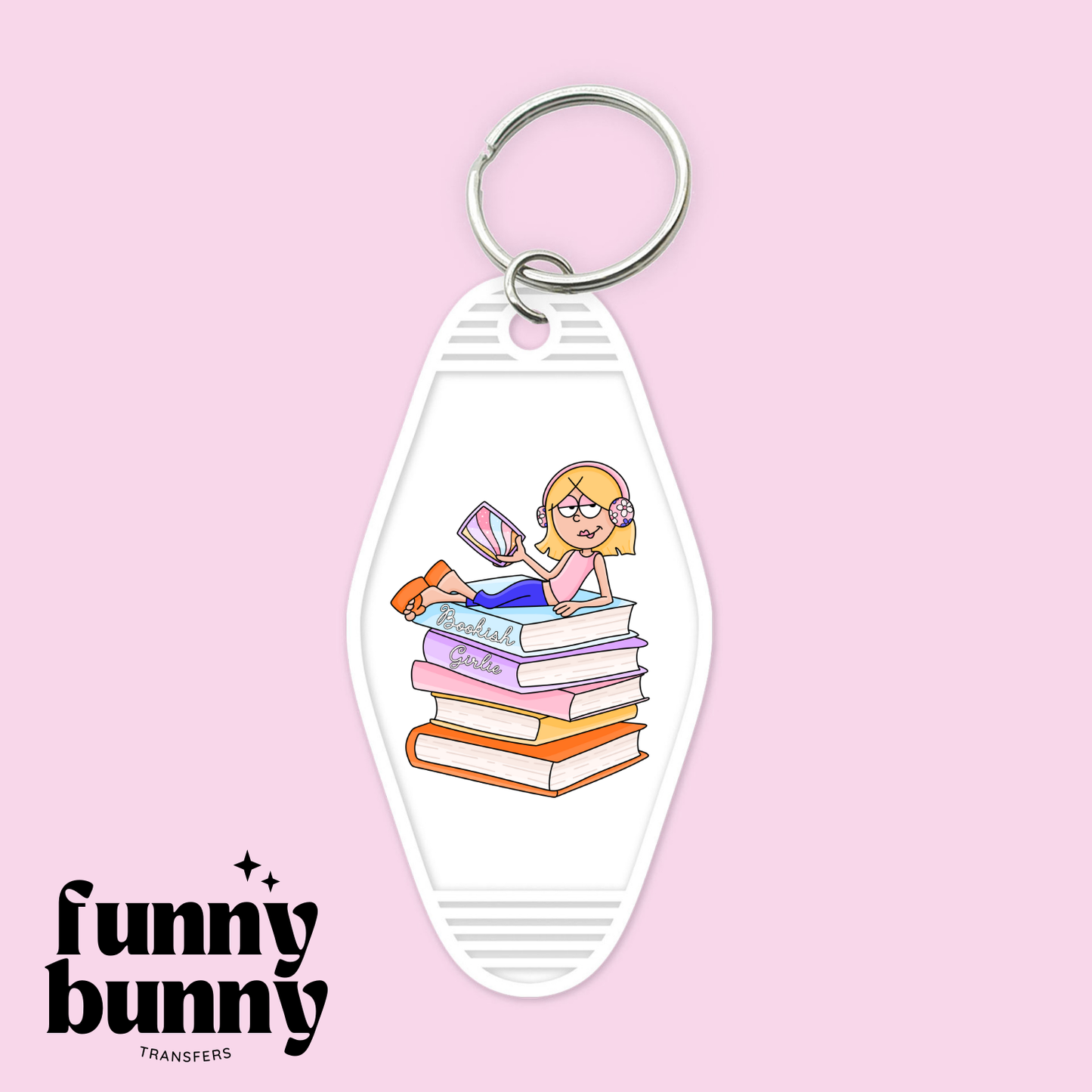 Bookish Liz Girlie - Motel Keychain