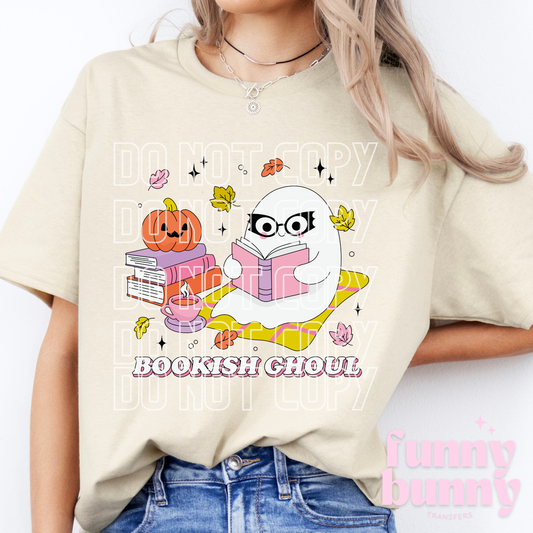 Bookish Pumpkin Boo - DTF Transfer
