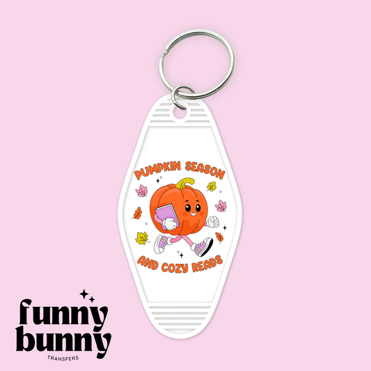 Bookish Pumpkin Cutie - Motel Keychain