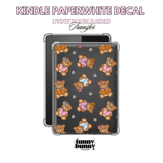 Bookish Teddy Bears - Kindle Decal