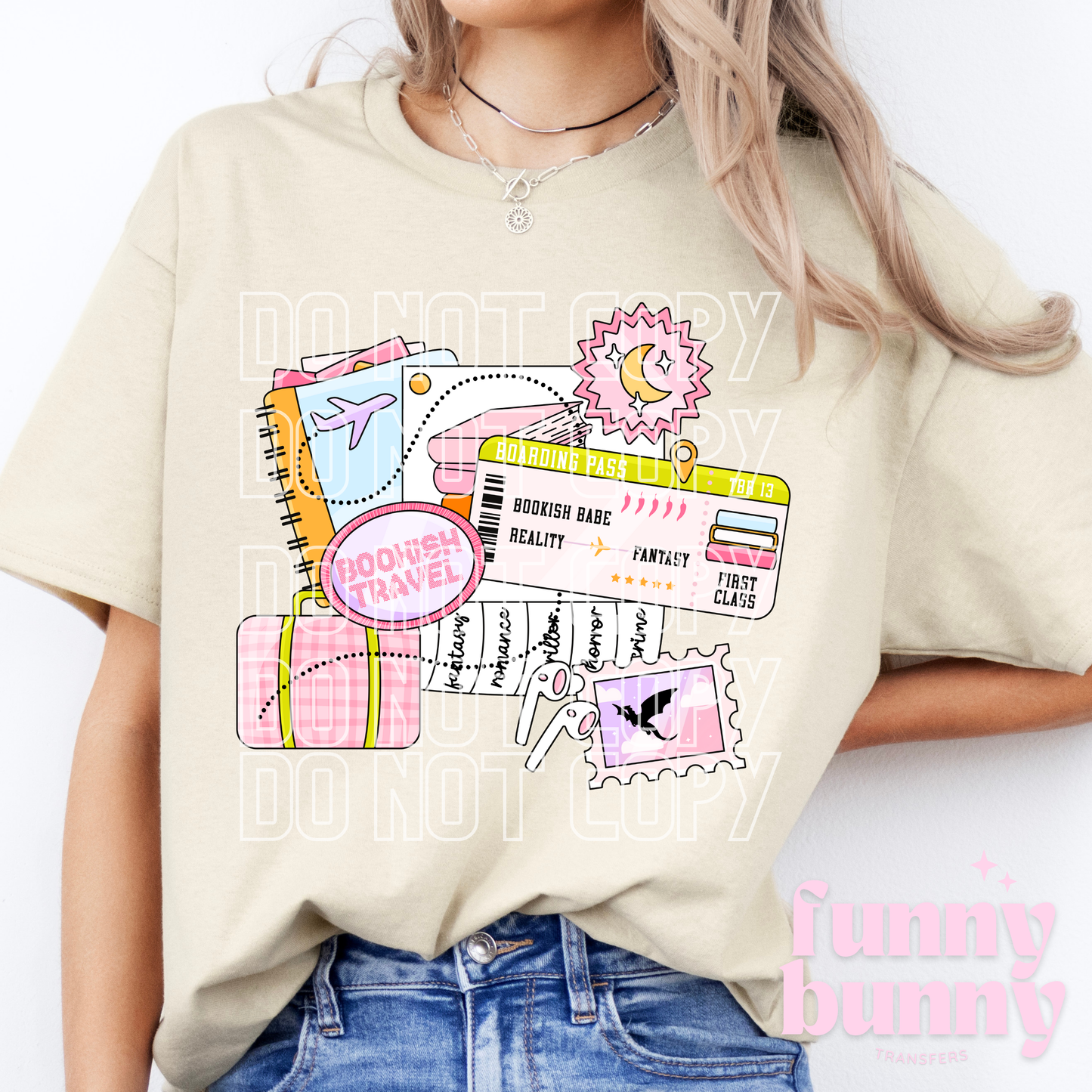 Bookish Travel - DTF Transfer