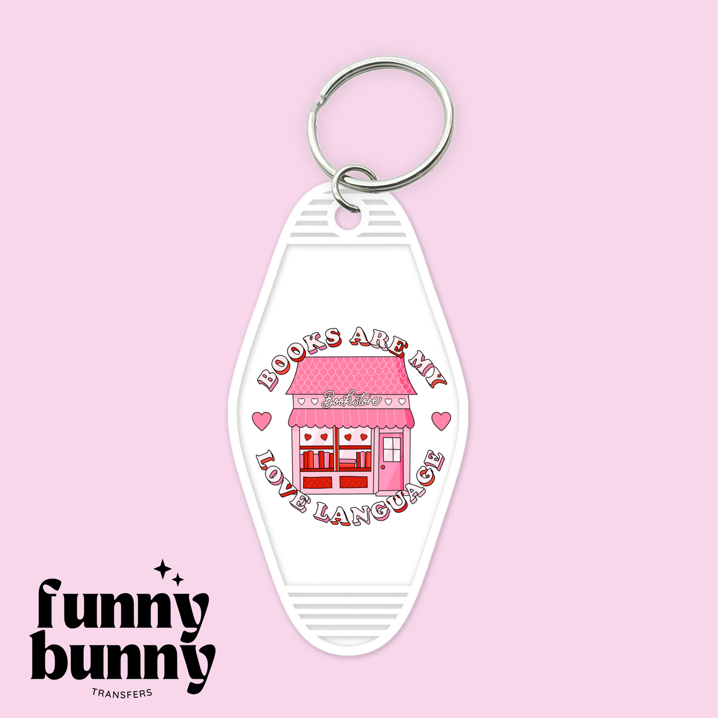 Books Love Language - Motel Keychain