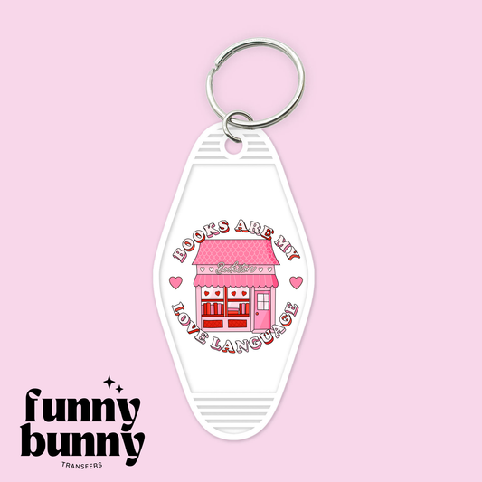 Books Love Language - Motel Keychain