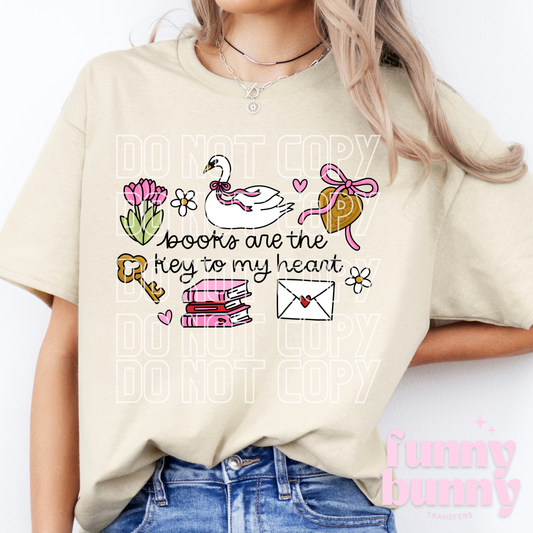 Books Swan - DTF Transfer