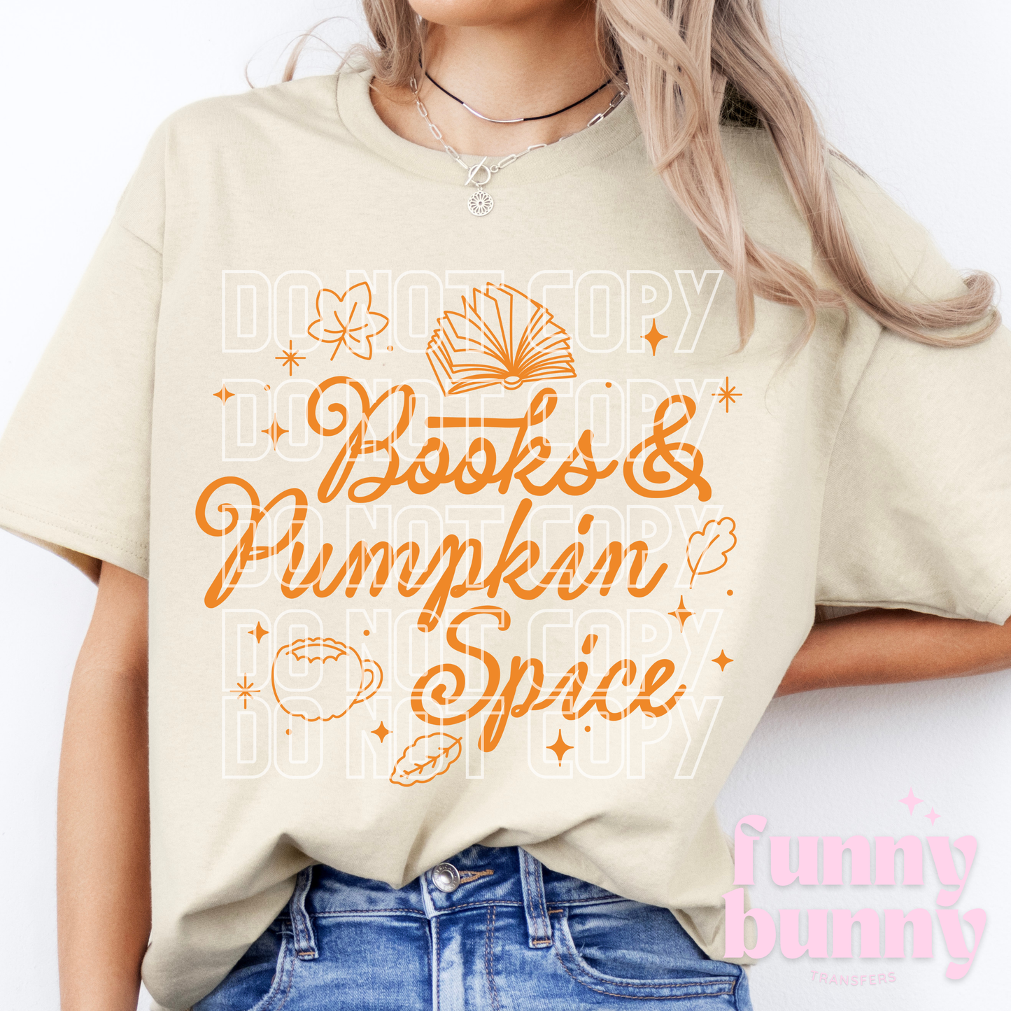 Books & Pumpkin Spice II - DTF Transfer