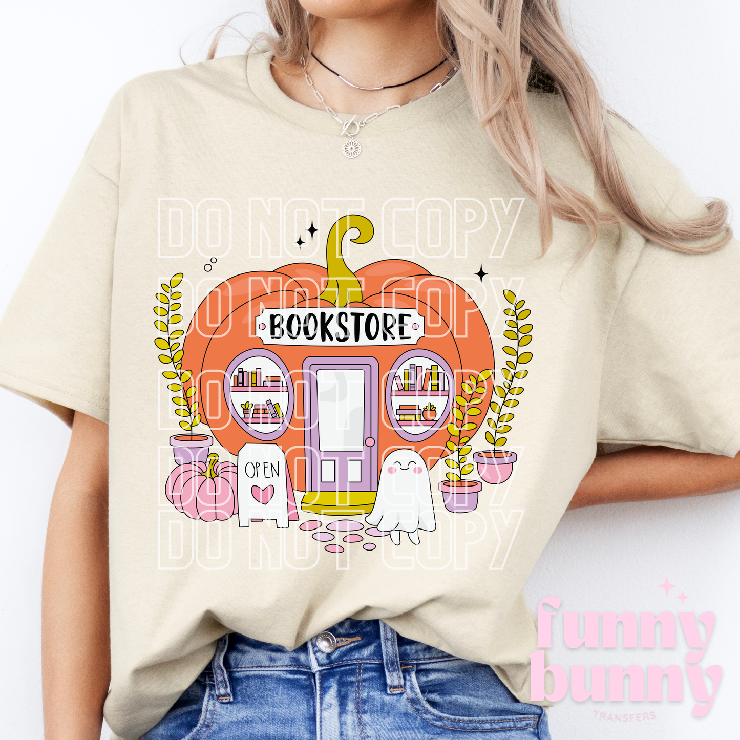 Bookstore Pumpkin - DTF Transfer