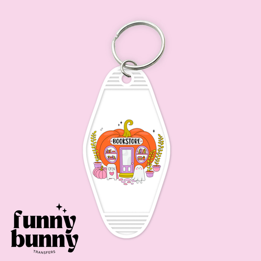 Bookstore Pumpkin - Motel Keychain