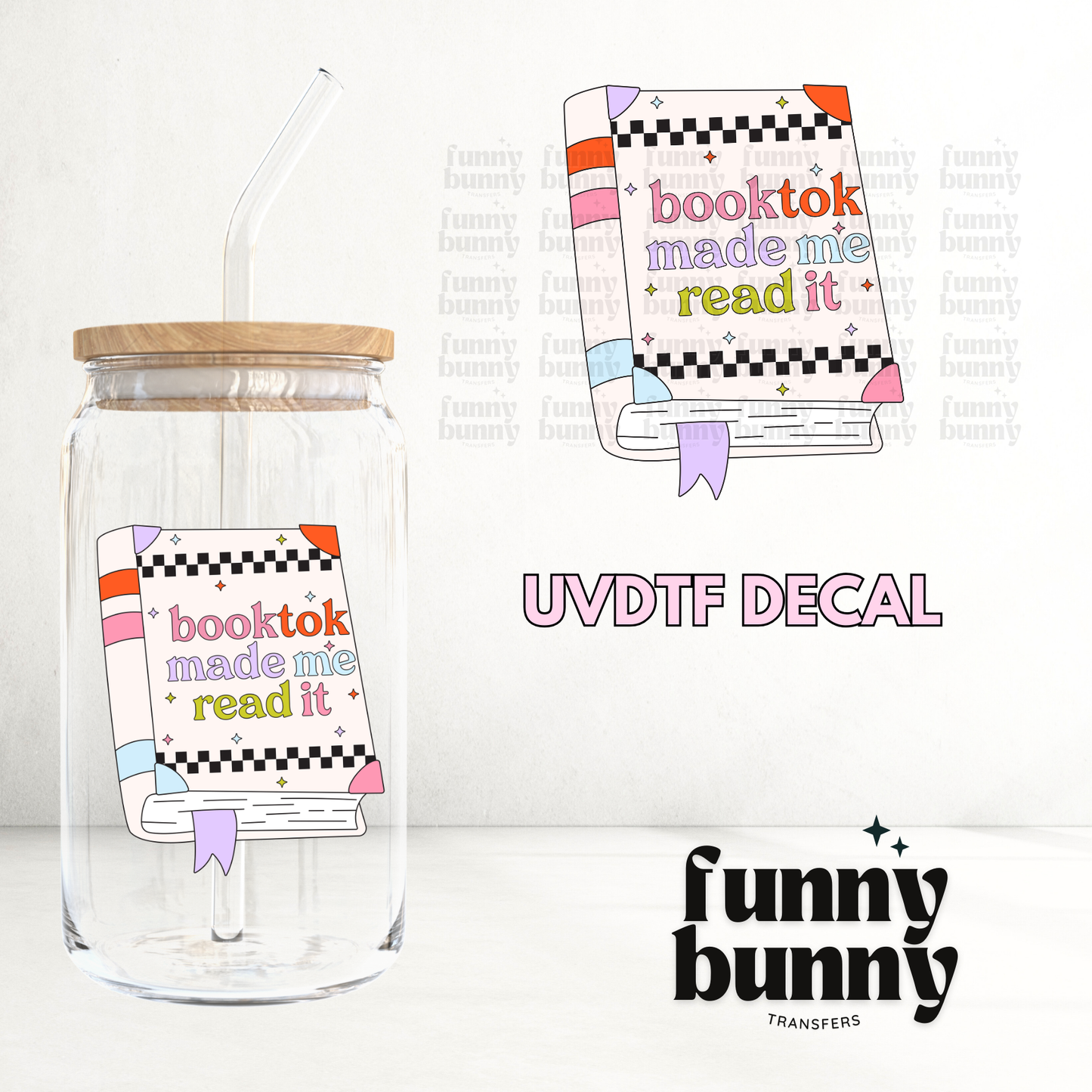 Booktok - UVDTF Decal