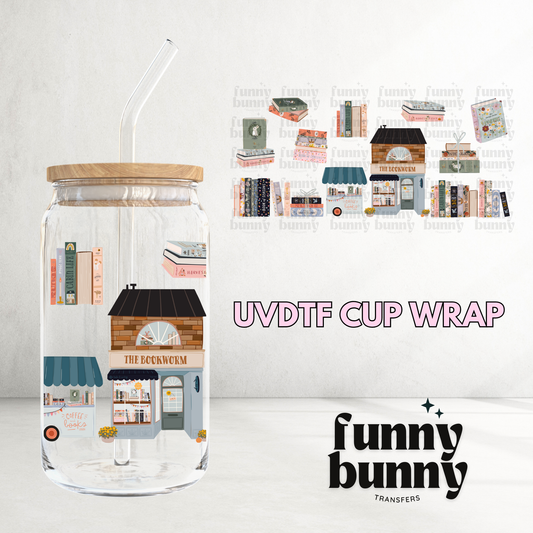 Bookworm Essentials - 16oz UVDTF Cup Wrap