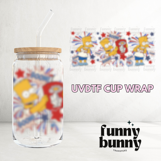 Boom America -  16oz UVDTF Cup Wrap