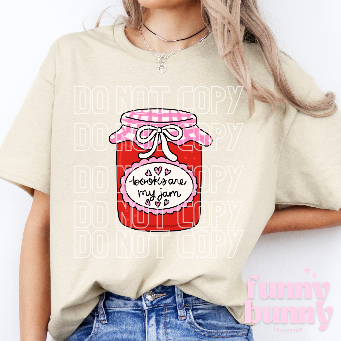 Boooks Are My Jam - DTF Transfer