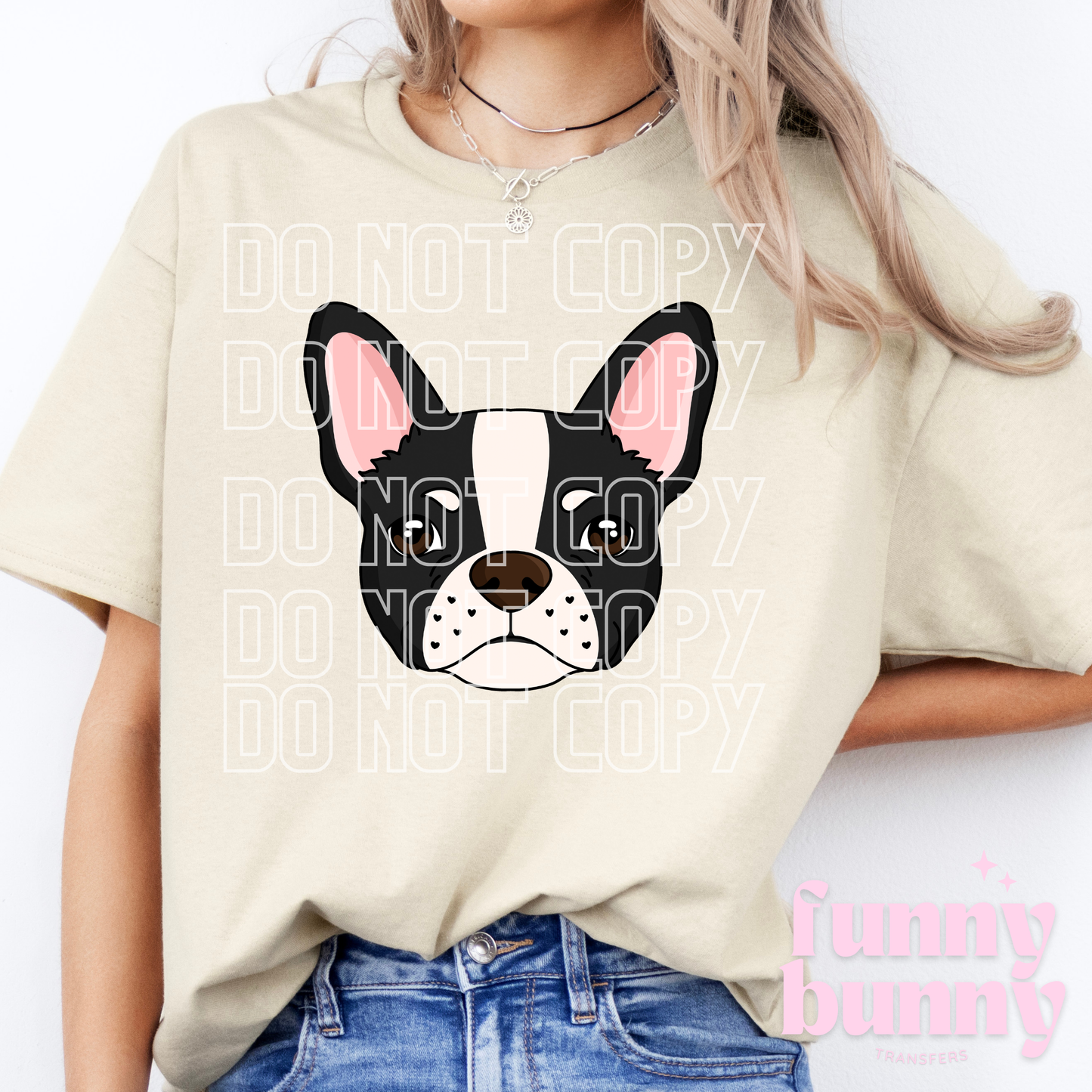 Boston Terrier Dog - DTF Transfer