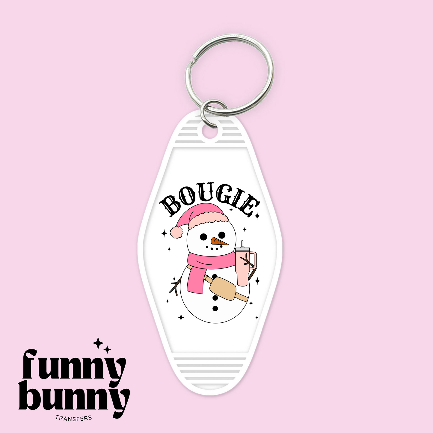 Bougie Snowman - Motel Keychain