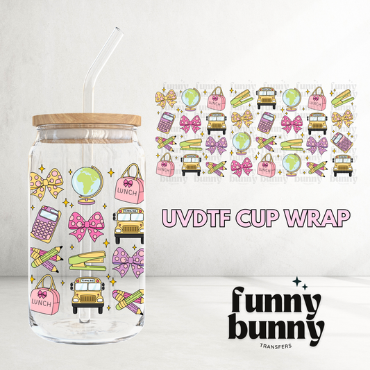 Bow School - 16oz UVDTF Cup Wrap