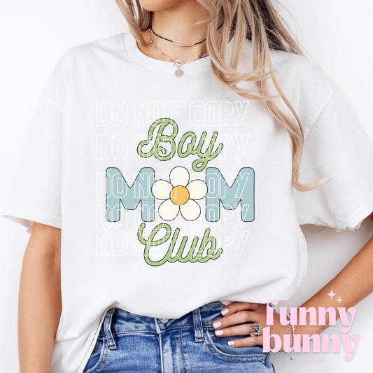 Boy Mom Club - DTF Transfer