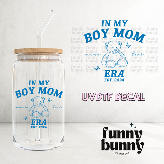 Boy Mom Teddy - UVDTF Decal