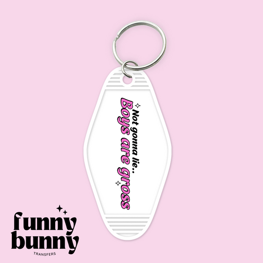 Boys are Gross - Motel Keychain