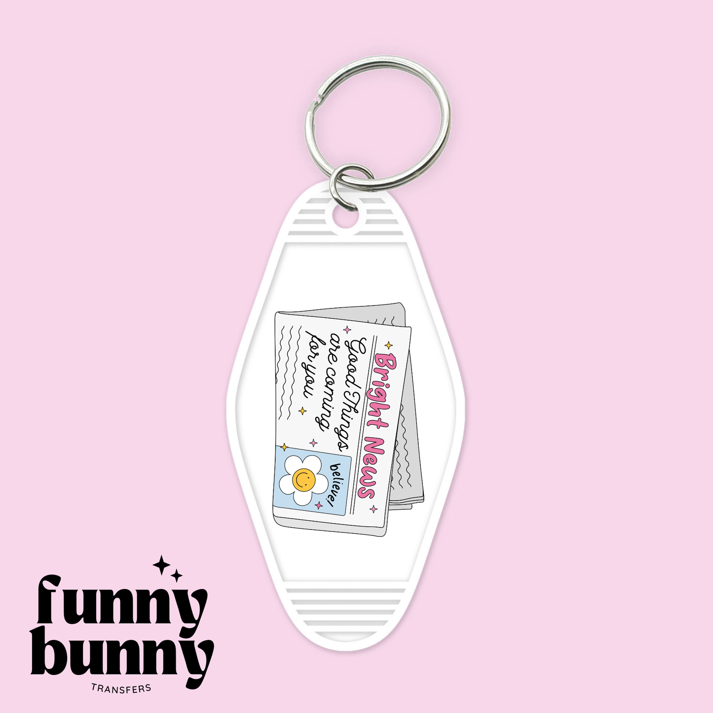 Bright News - Motel Keychain
