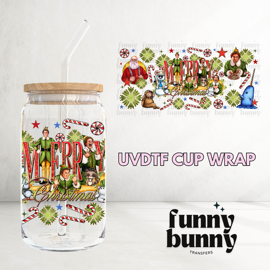 Buddy Xmas - 16oz UVDTF Cup Wrap