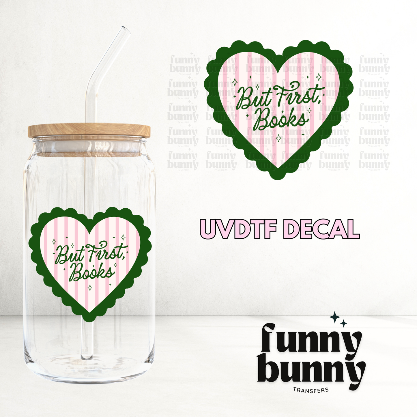 But First Books - UVDTF Decal