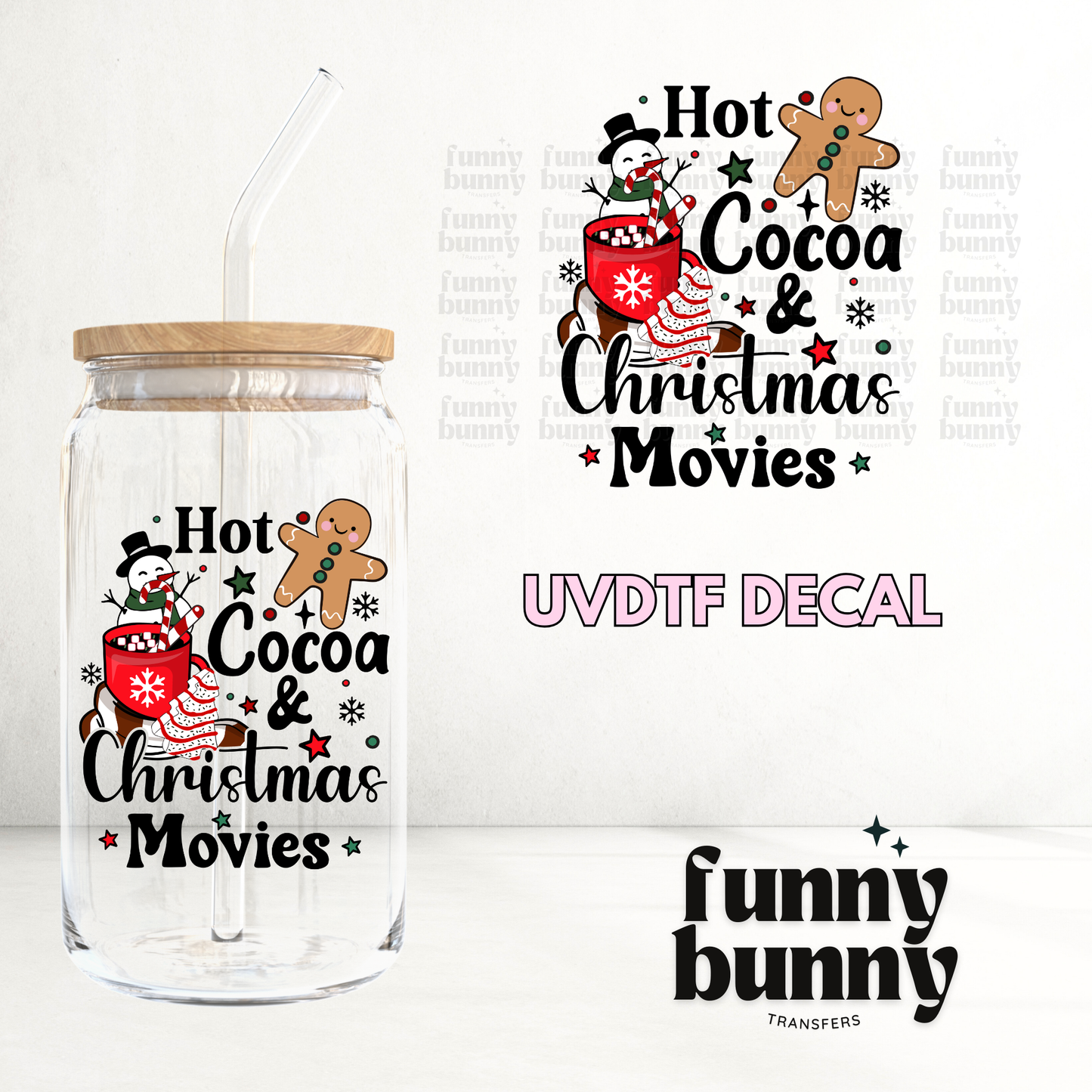 But First Hot Cocoa - UVDTF Decal