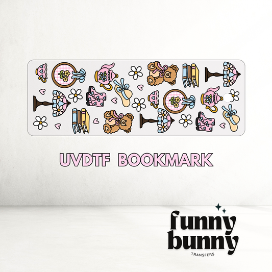 But First Thrifting - UVDTF Bookmark Decal