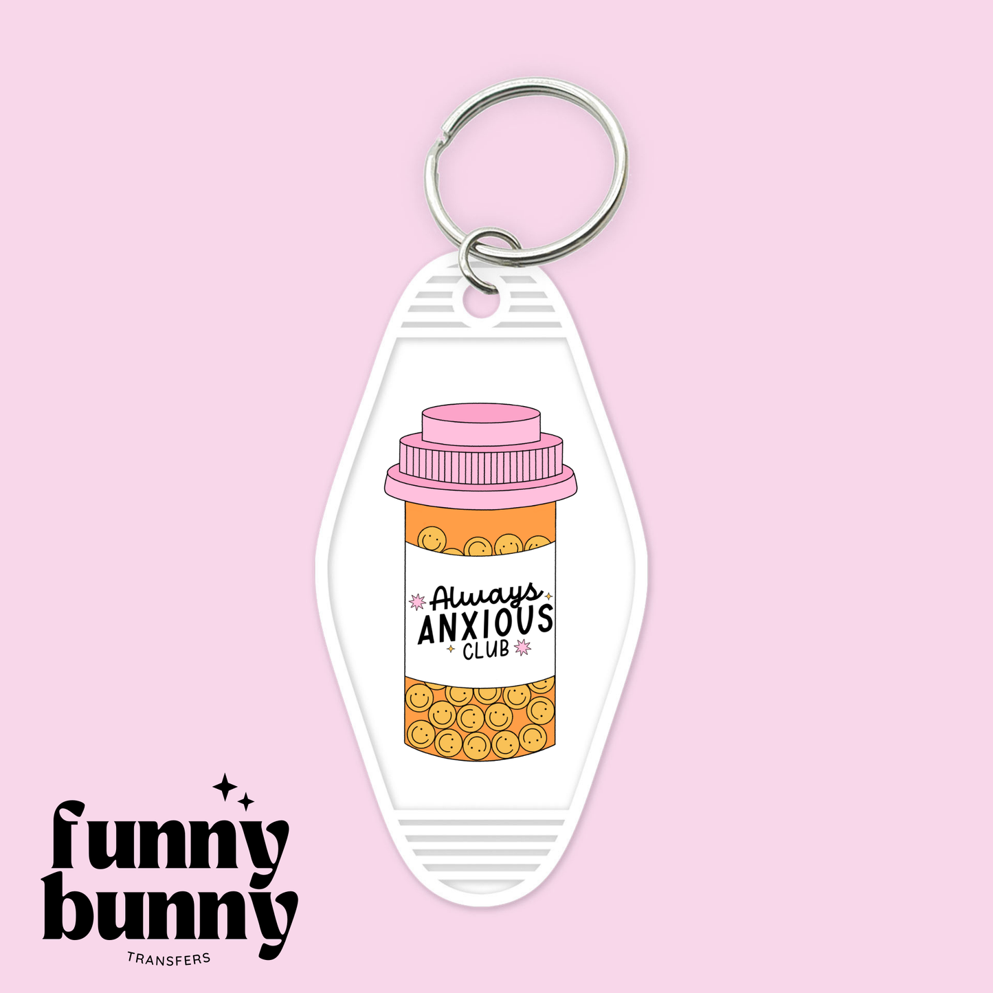 But Like Always Anxious - Motel Keychain