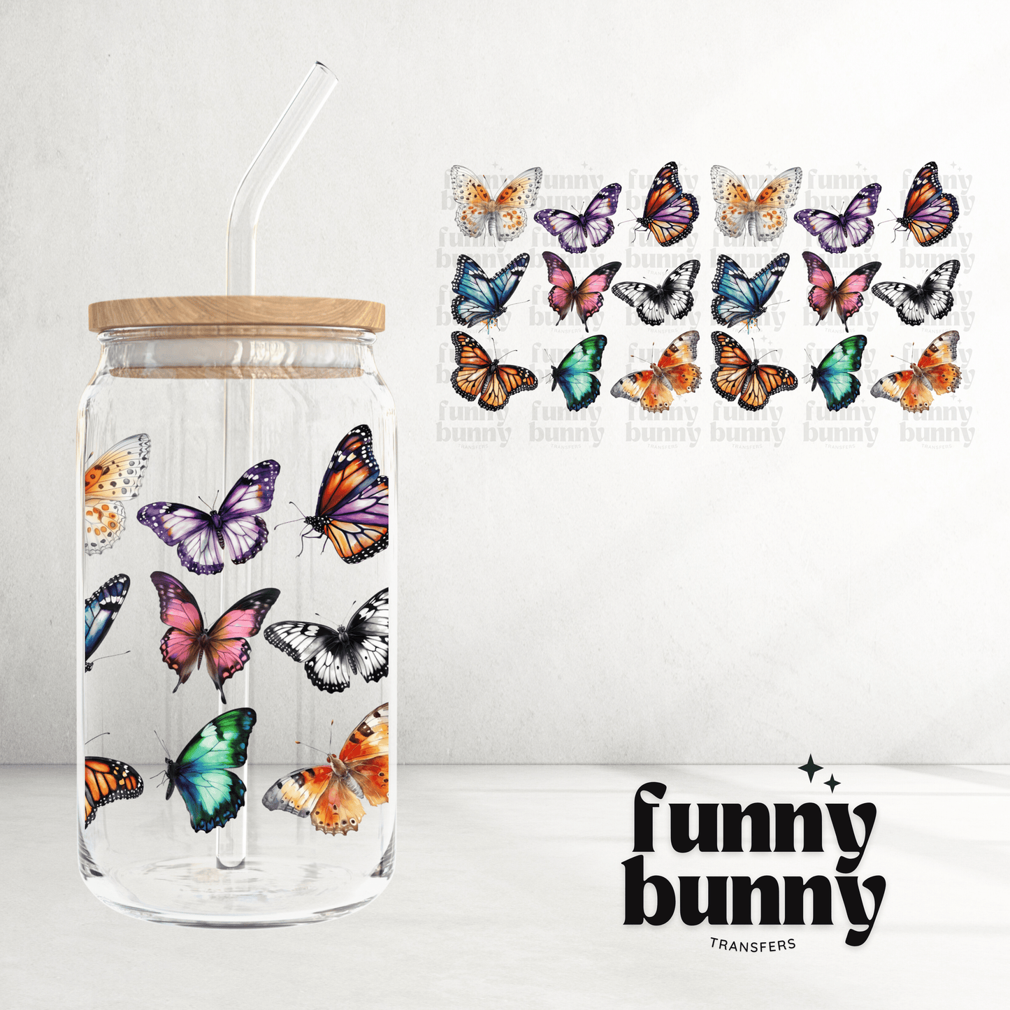 ButterFlies Era - 16oz UVDTF Cup Wrap