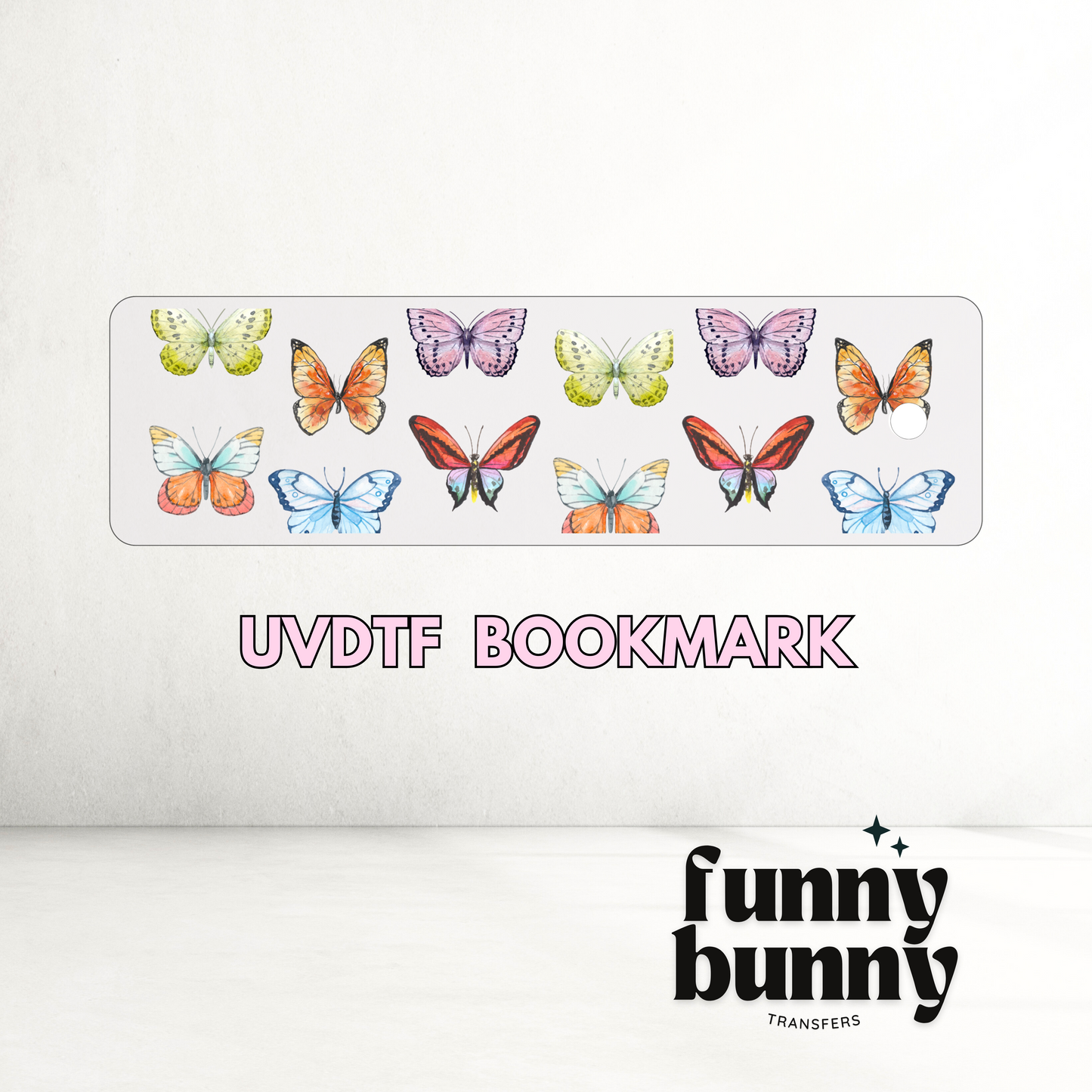 Butterflies - UVDTF Bookmark Decal