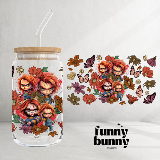 Butterflies and Horror - 16oz UVDTF Cup Wrap