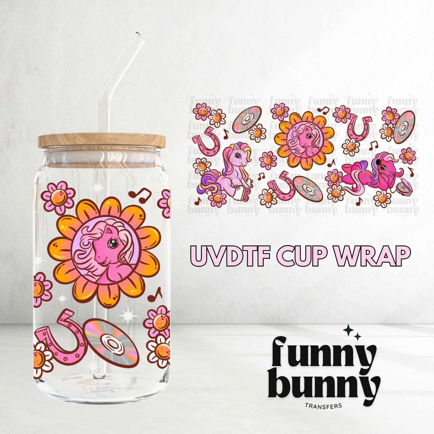CD Ponies - 16oz UVDTF Cup Wrap