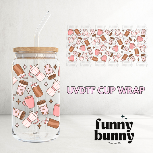 Cafecito Kind Of Girl - 16oz UVDTF Cup Wrap